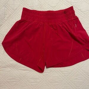 Lululemon size 6 running shorts 4” inseam